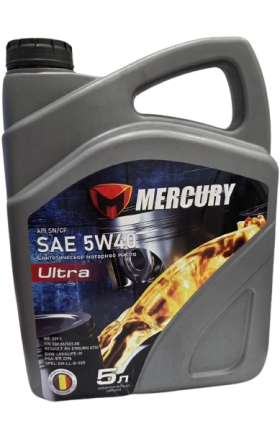 Շարժիչի յուղ «Մերկուրի» SAE 5W-40 Ուլտրա, 5 լ