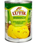 Pineapple slices "Lutik" in light syrup 560g
