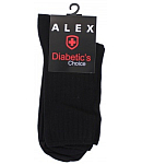 Носки "Alex" Diabetic's  Черный, 39-40