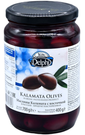 Kalamata olives "Delphi" g/b 700g