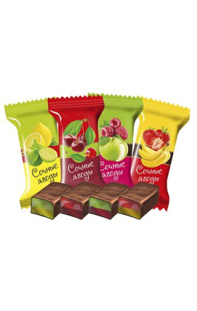 Конфеты Сочные клубничный микс желейный Невский кг
