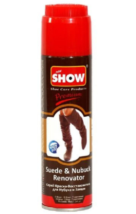 Жидкость для замшевой обуви "Show" коричневая 250мл