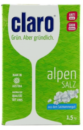 Սպասք լվացող մեքենայի աղ «Claro» 1.25կգ