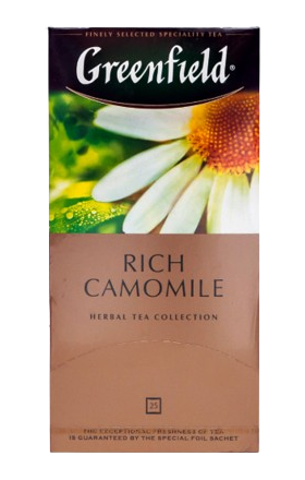 Чай травяной "Greenfield" Rich Camomile 25*1.5г