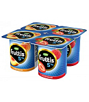 Յոգուրտային արտադրանք ելակով,դեղձով «Campina Fruttis» 115գ, յուղայնությունը՝ 5% 