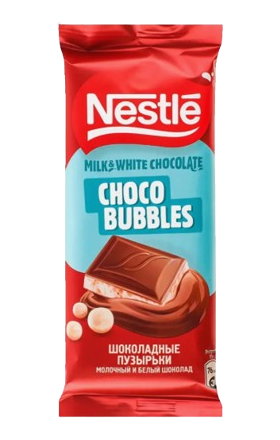 Շոկոլադե սալիկ կաթնային «Nestle» White Bubbles 70գ 	
