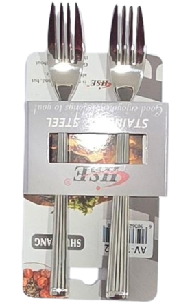 Դեսերտի պատառաքաղներ, գծավոր, 6 հատ, AV-13342