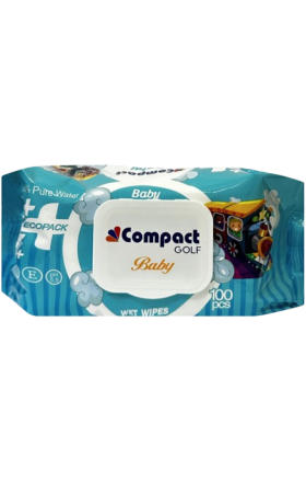 Салфетки влажные "Baby Golf" Baby Ecopack 100 шт.