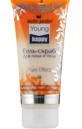 Սկրաբ դեմքի և մարմնի «Belle Jardin» յուղոտ մաշկի համար 200մլ