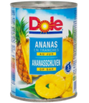 Pineapple rings "Dole" canned in pineapple juice 567g 