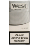 Сигареты "West" silver slims 