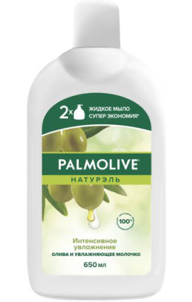 Հեղուկ օճառ Palmolive ձիթապտուղի խտանյութով կաթիկով 650մլ