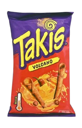 Չիպս «Takis» Volcano, պանիր և չիլի, 100գ