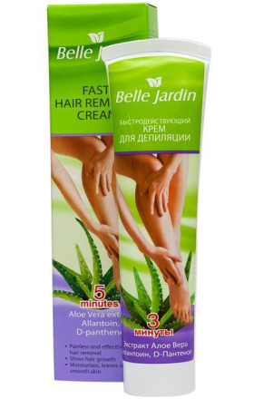 Крем для депиляции "Belle Jardin" алоэ вера 75мл