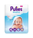 Подгузники "Pufies Sensitive" N4 9-14кг 88шт