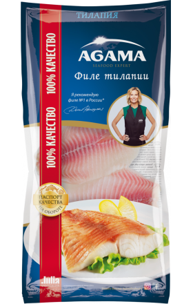 Տիլապպի ձկան ֆիլե Ագամա 400գր
