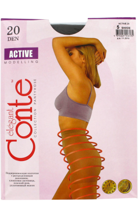 Զուգագուլպա «Conte Elegant Active 20 Den N5» Ստվերագույն