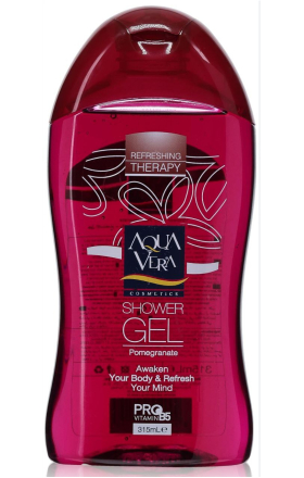 Լոգանքի գել «Aqua Vera» Pomegranate 315մլ