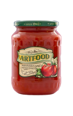 Peeled tomatoes, in their own juice "Artfood" 670g