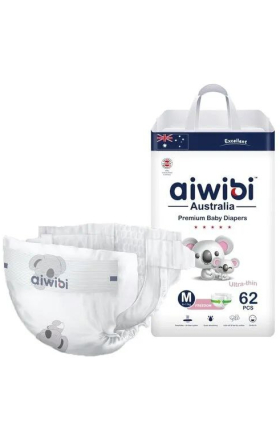 Подгузники Aiwibi M 6-11кг 62шт 