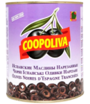 Оливки "Coopoliva" черные рез. 3кг 