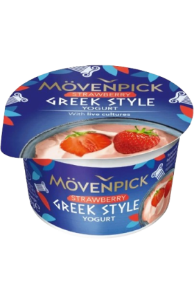 Йогурт «Mövenpick» Greek Style клубника, 5%, 100 г