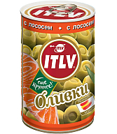 Olive 'ITLV' with green stuffed salmon 314ml