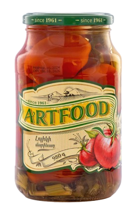 Marinated tomato "Artfood" 980g