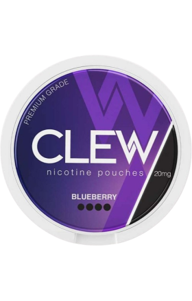 Никотиновые пакеты "Clew" – со вкусом черники, 20 мг