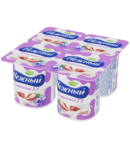Յոգուրտային արտադրանք ելակով «Campina Нежный» 110գ, յուղայնությունը՝ 5% 