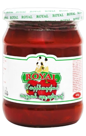 Salad marinated with pepper "Royal" 490g