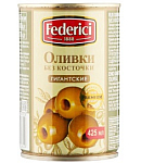 Green olives pitted "Federici Giant" 425g 	