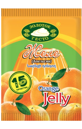 Jelly "Zolotoe testo" 50g Orange  