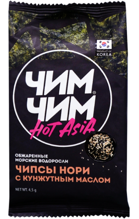 Чипсы нори Чим Чим кунжутное масло 4.5г
