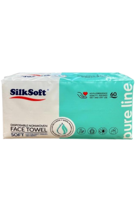 Միանգամյա օգտ. ոչ հյուսված սրբիչ «Silk Soft» 60հտ