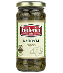 Canned capers "Federici" 230g  	