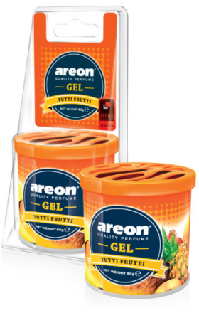 Ароматизатор для машин "Areon" Gel Tutti Frutti 80г