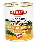 Շամպինիոն կտրտած Aiella աղաջրում 840գ թ/տ