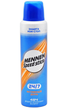 Дезодорант-антиперспирант  Mennen Speed Stick активный день 150мл