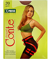 Զուգագուլպա «Conte Elegant X-press 20 Den N3» Մարմնագույն