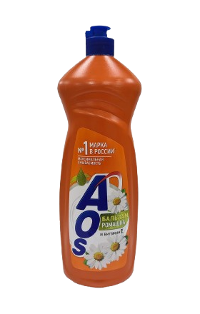 Dishwashing liquid "AOS" chamomile vitamin E 900g