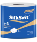 Զուգարանի թուղթ «Silk Soft» Ultra Soft 3շ 5219