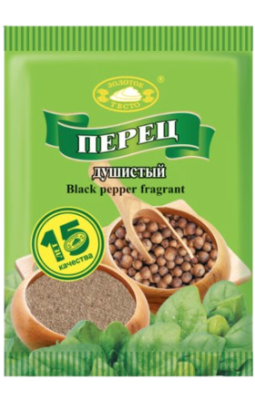Պղպեղ սև հատիկավոր «Золотое Тесто» 10գ