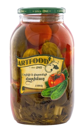 Լոլիկի և վարունգի մարինադ «Արտֆուդ» 1500մլ