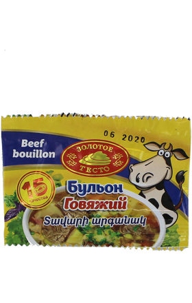 Արգանակ «Золотое тесто» 10գ Տավար