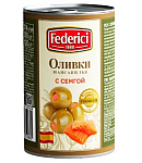 Ձիթապտուղ կանաչ սամոնով «Ֆեդերիչի» 300գ 	