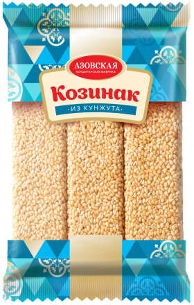 Sesame nuts and honey bar "Natural Products Azovskaya" 150g 