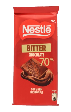 Плитка Nestle горький шоколад 70% 75г