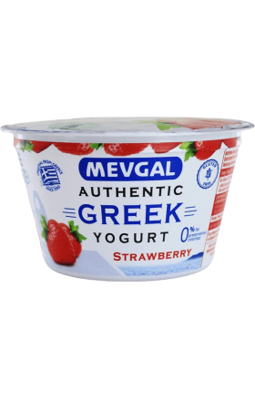 Greek yogurt "Mevgal" strawberry a/g 0% 150g