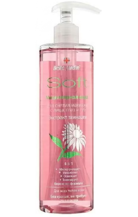 Micellar water with echinacea "Belle Jardin" Soft 400ml
